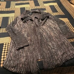 Brown tweed cardigan